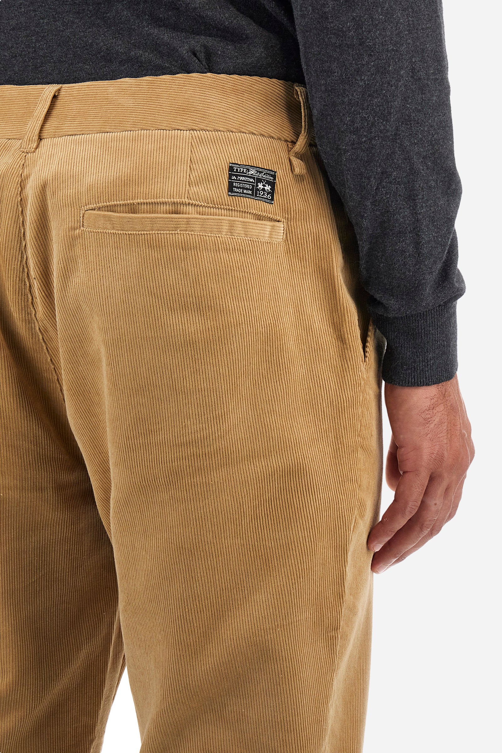 Regular fir cotton chinos - Zelino