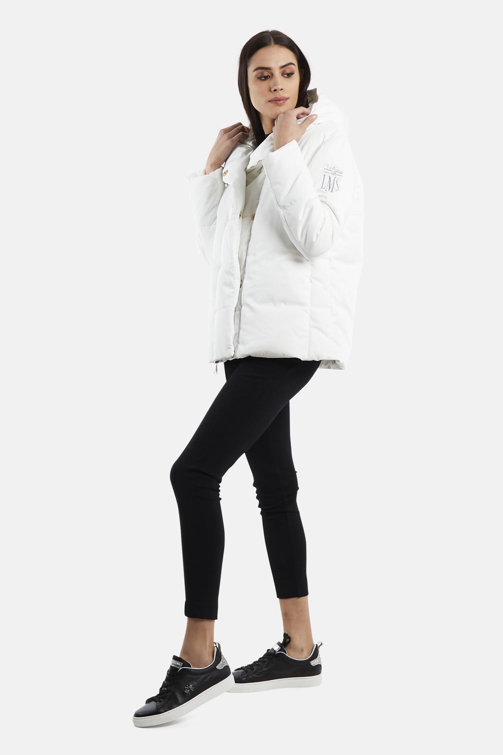 Regular-fit padded synthetic jacket