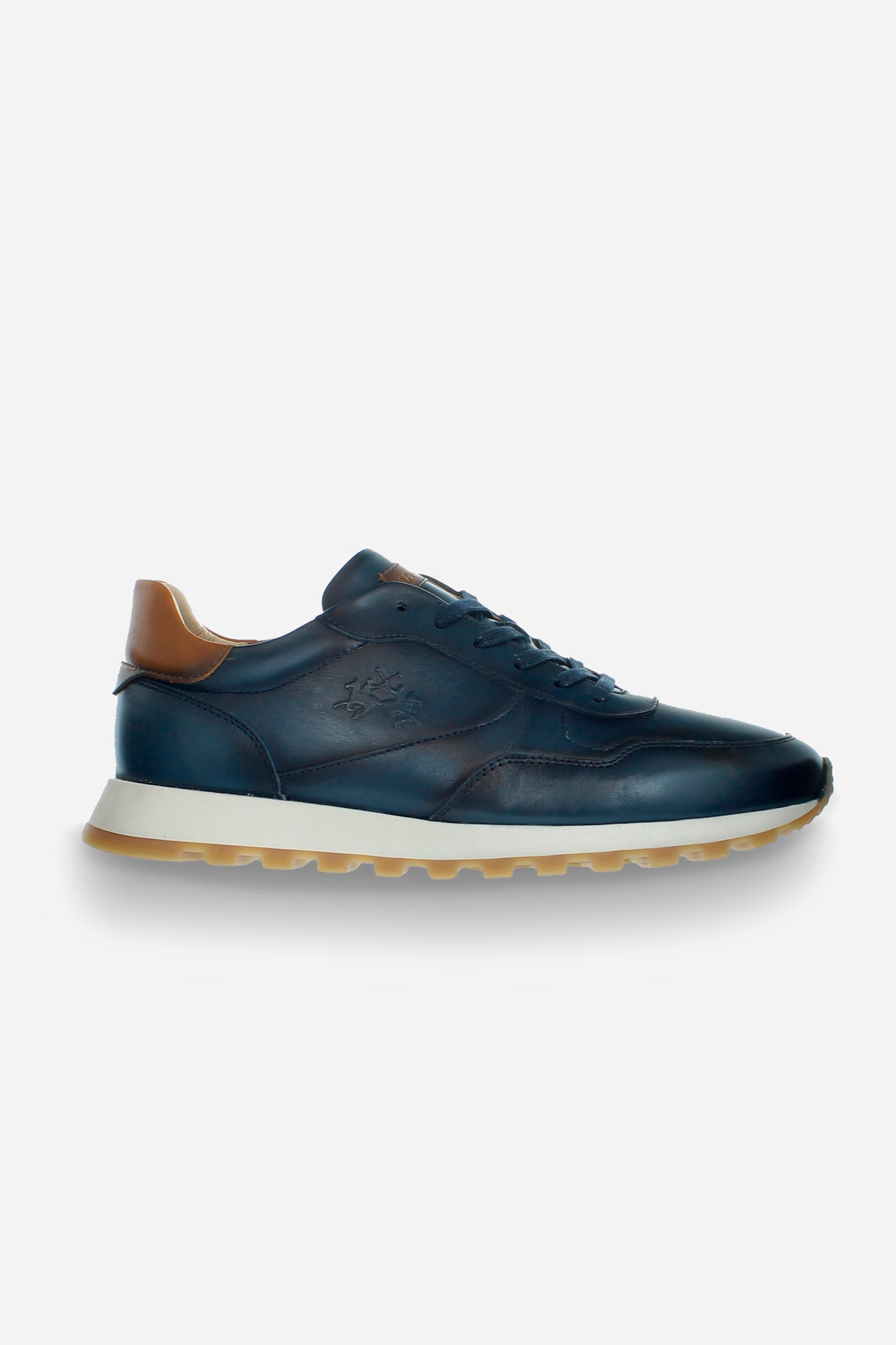 Men’s sneaker in soft buttero calfskin