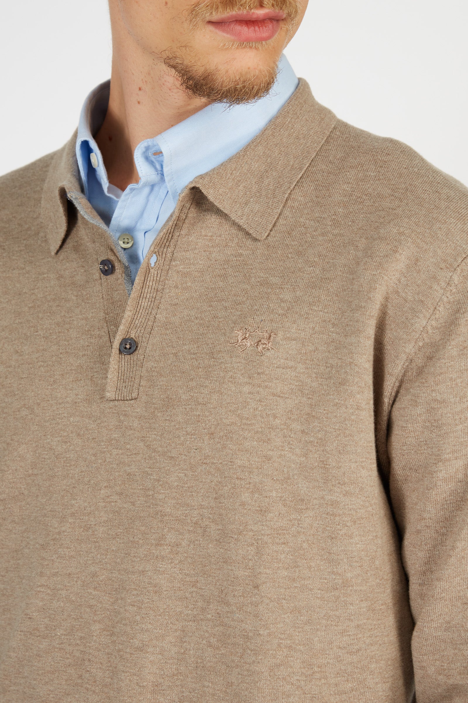 Men’s Blue Ribbon sweater in regular fit cashmere blend