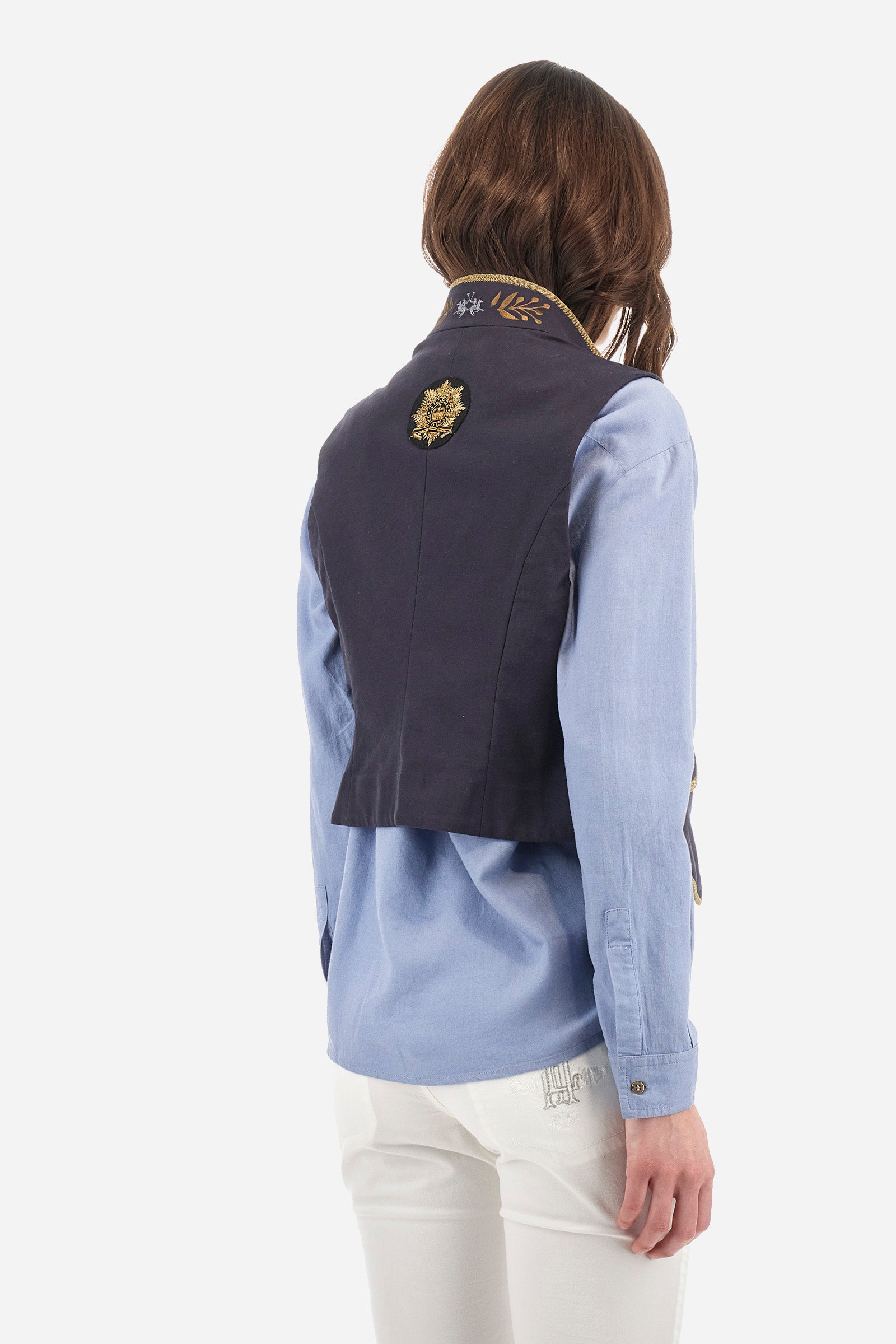 Guards slim-fit cotton twill gilet - Alicia