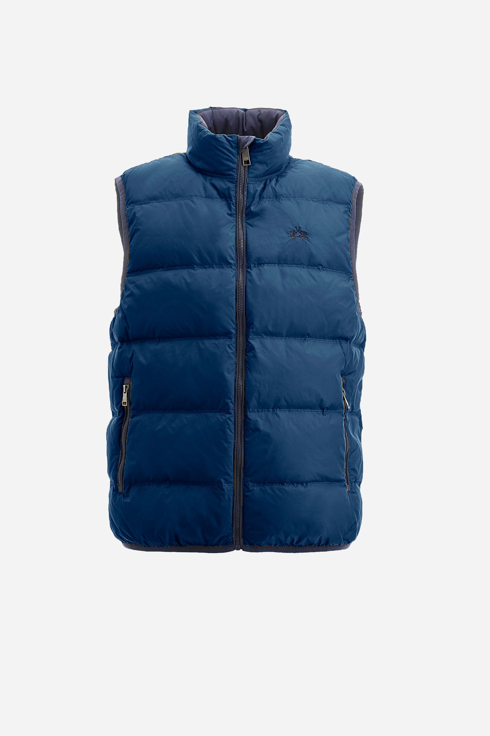 Regular-fit gilet in synthetic fabric - Zipactonal