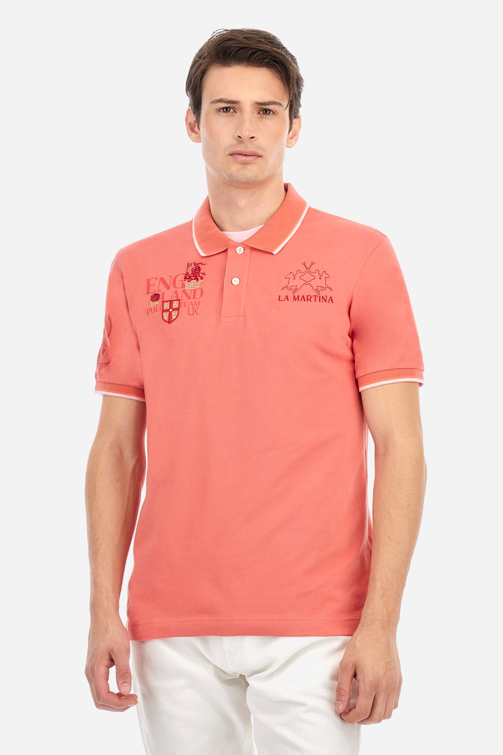 Regular-Fit-Poloshirt aus Baumwoll-Piqué - Arminio