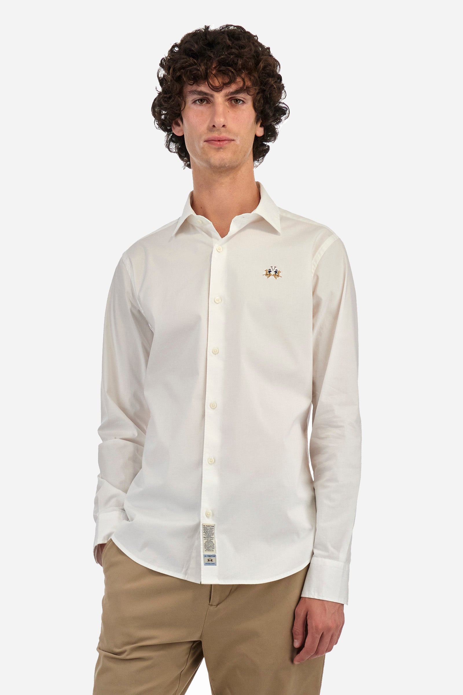 Chemise slim fit en coton stretch - Garrik