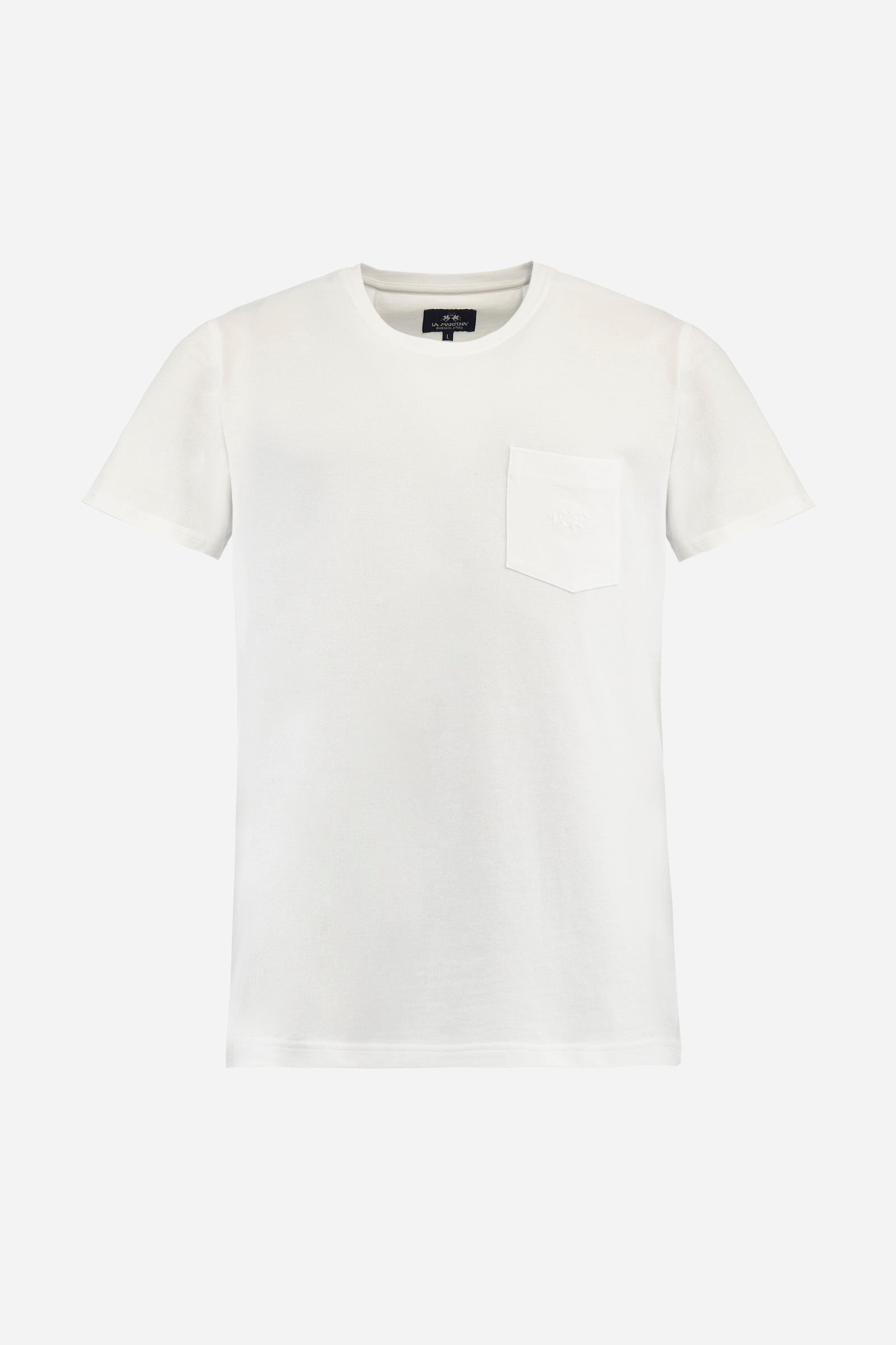 Regular-fit cotton T-shirt - Agustin