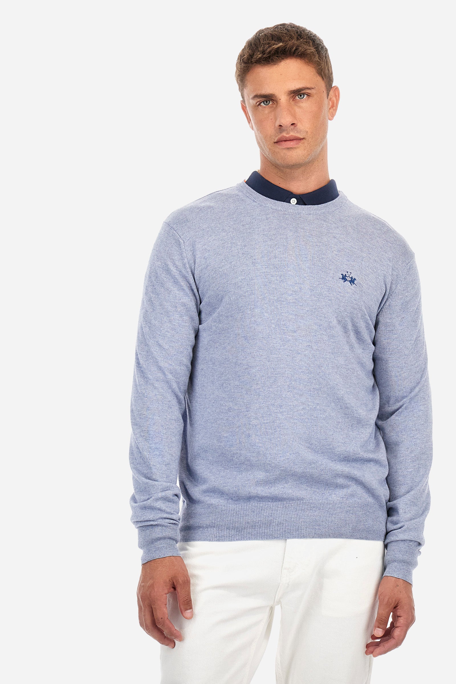 Pullover regular fit in cotone e lana - Zayden