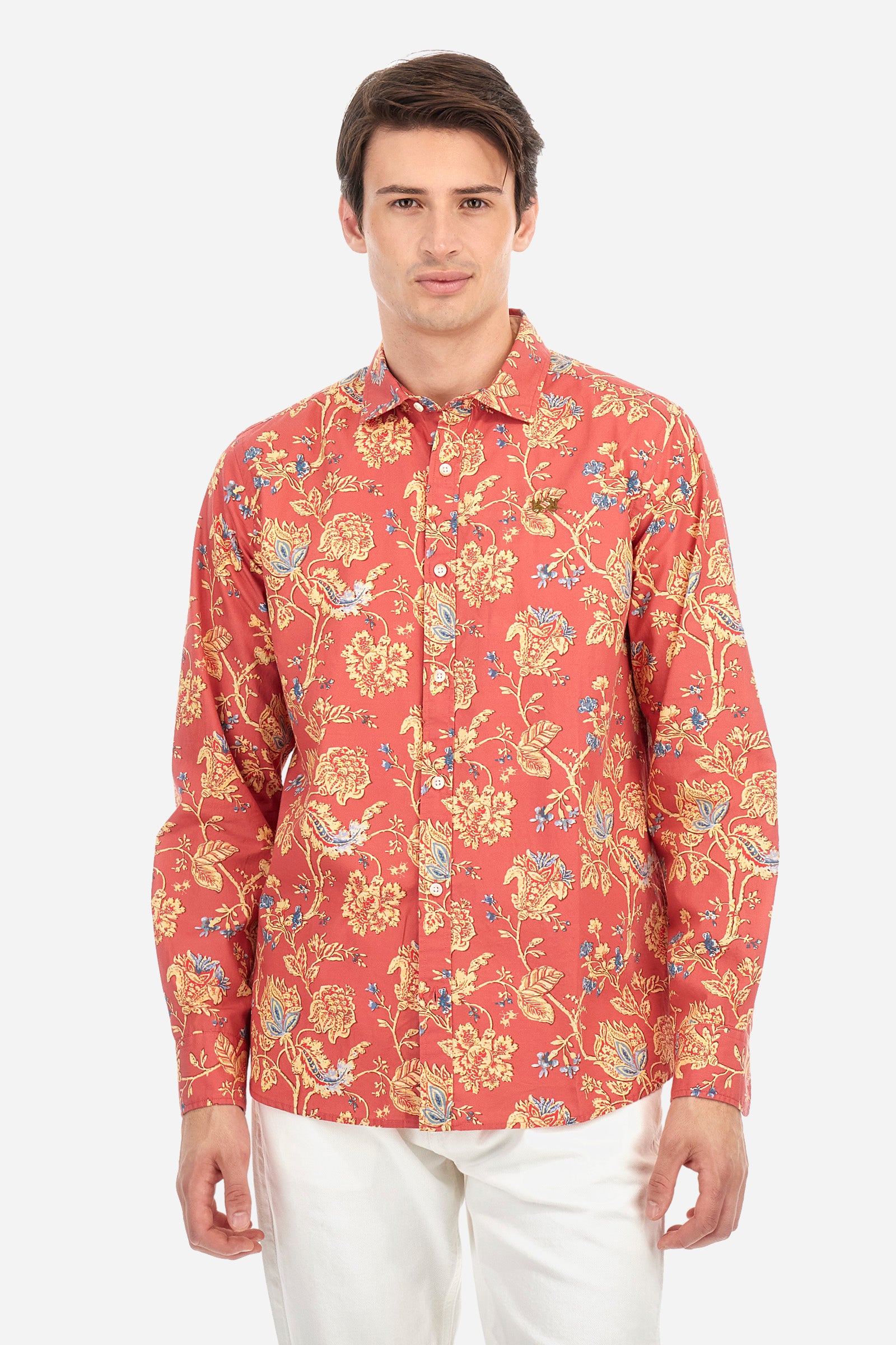 Shirt in poplin cotton with regular fit - Amado