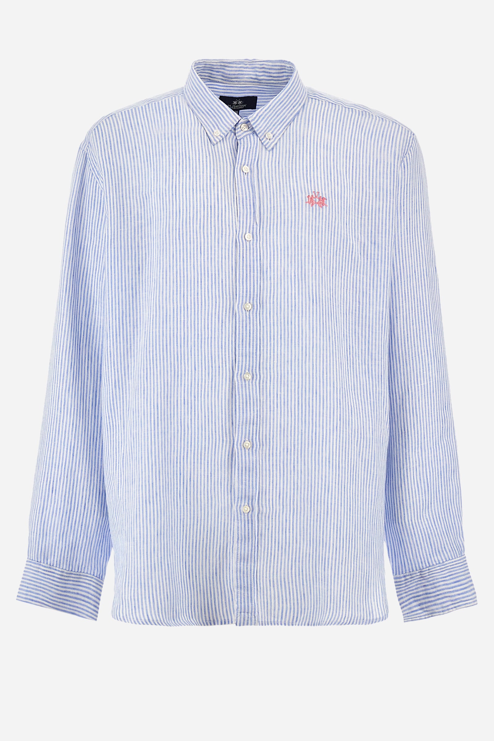 Cotton shirt with a striped pprint - Rodolfo