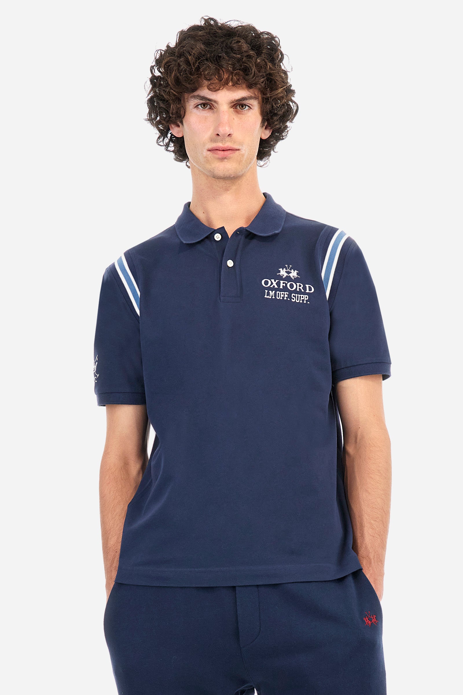 Poloshirt aus Stretch-Baumwolle, Regular Fit – Zaccheus