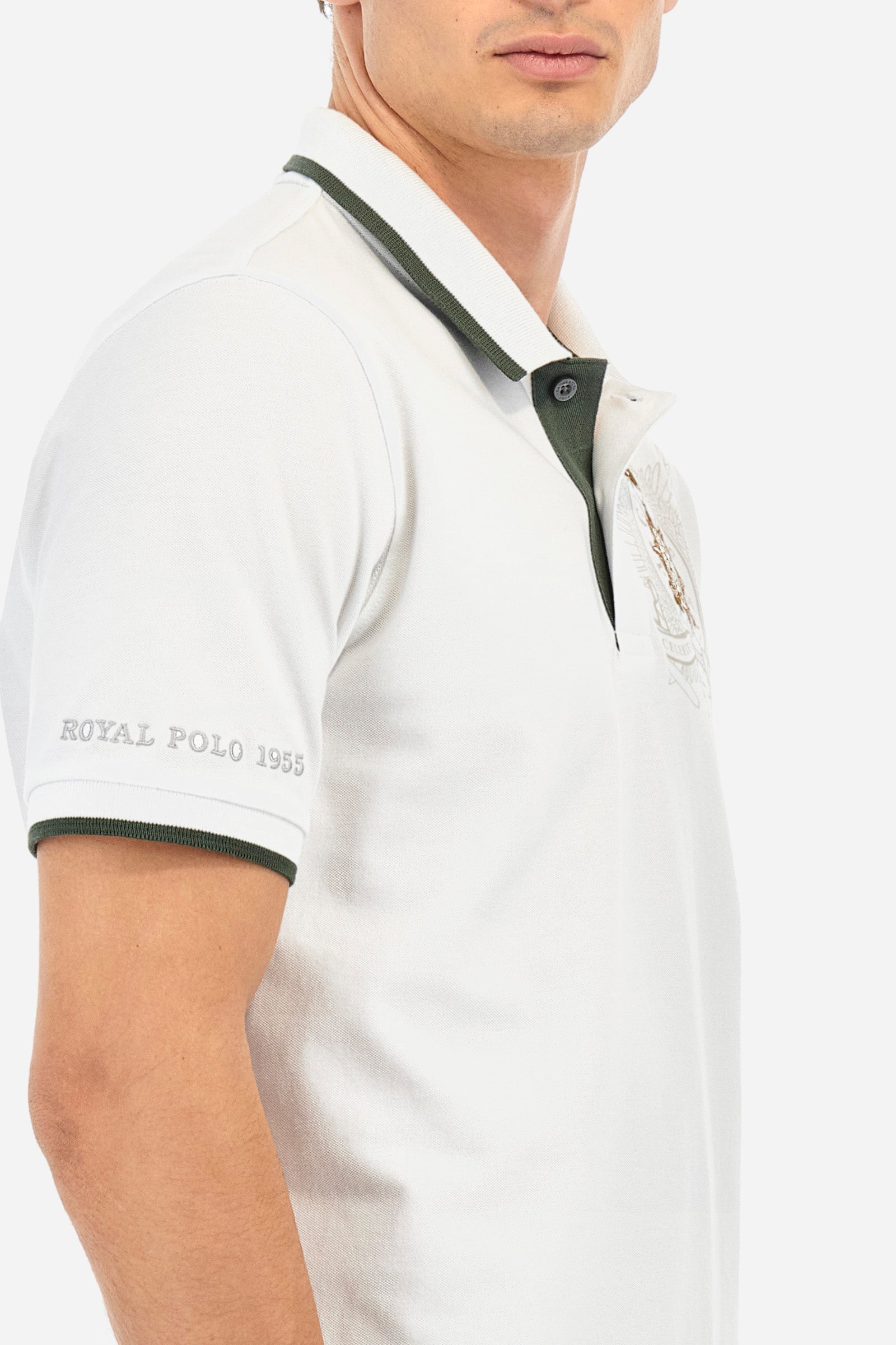 Guards polo shirt in piqué cotton in regular fit - Anfione