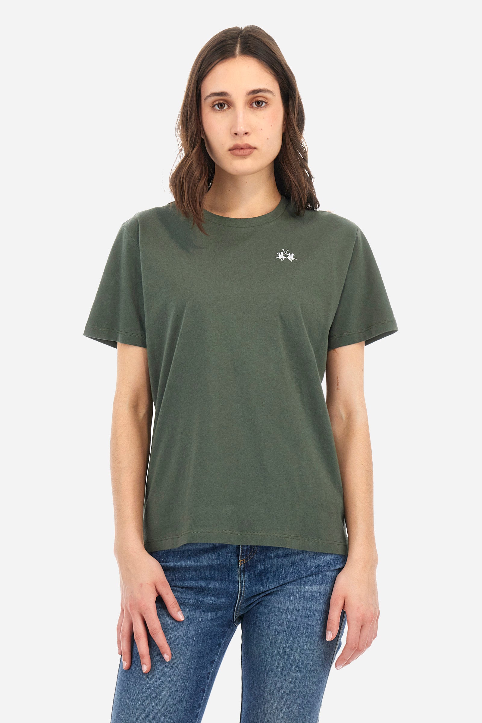 T-shirt in jersey cotton in regular fit - Alessia