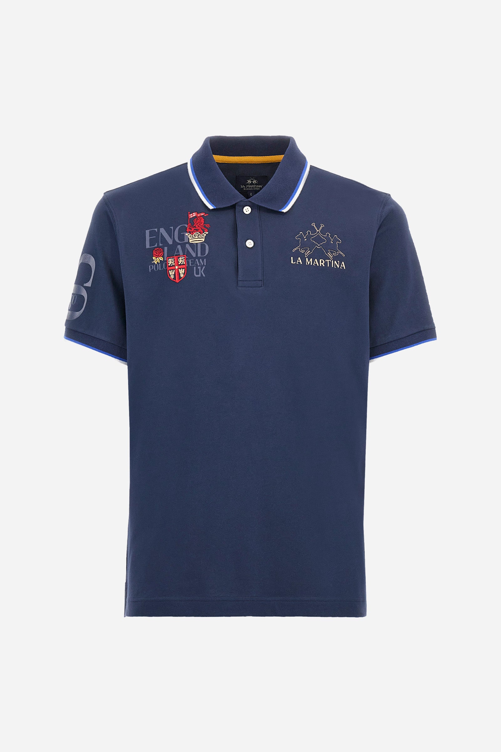 Regular-Fit-Poloshirt aus Baumwoll-Piqué - Arminio