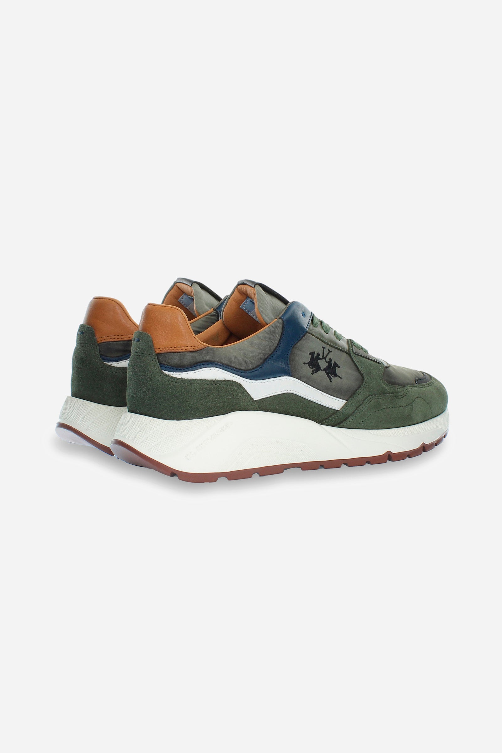 Men's multi-coloured trainer in suede - "INDIPENDENCIA 1810"