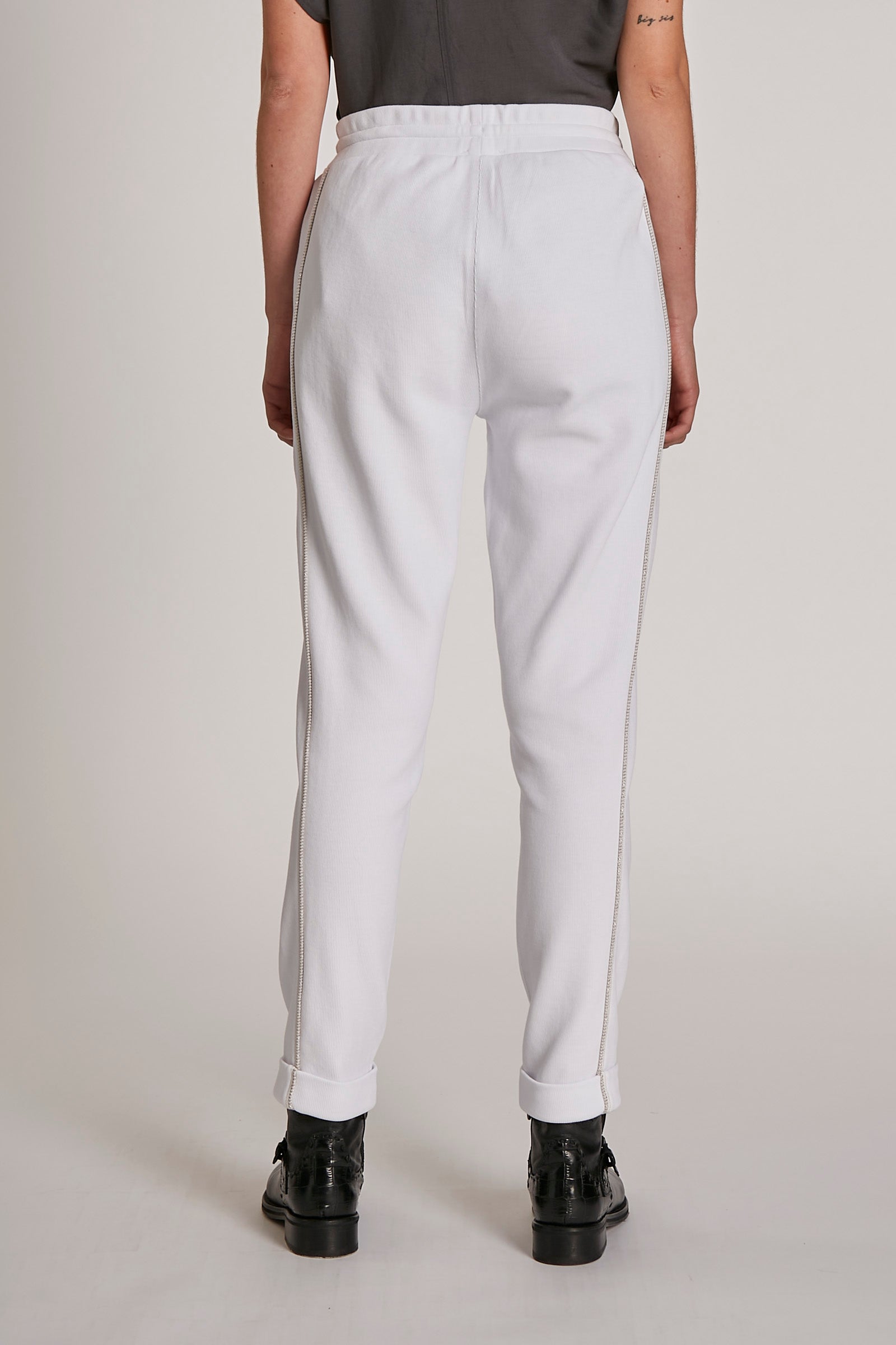 Women's regular-fit cotton trousers