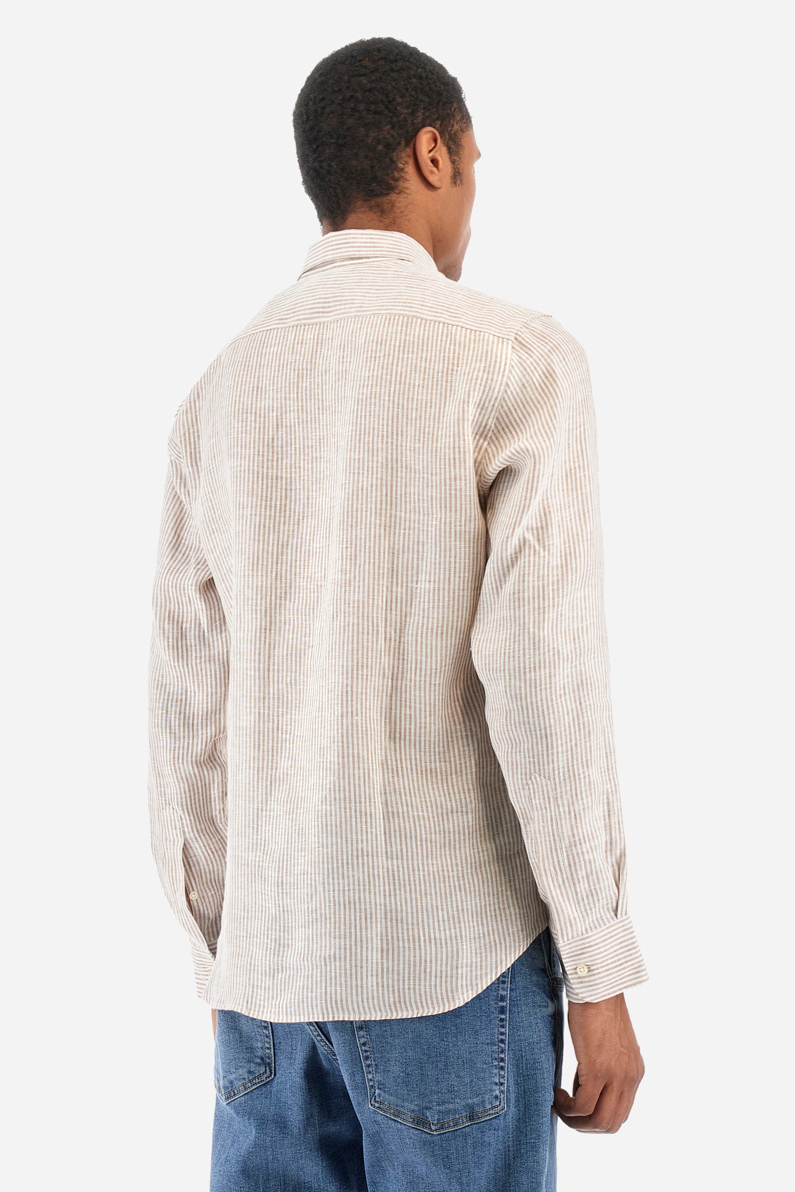 Camisa de algodón con estampado de rayas - Rodolfo
