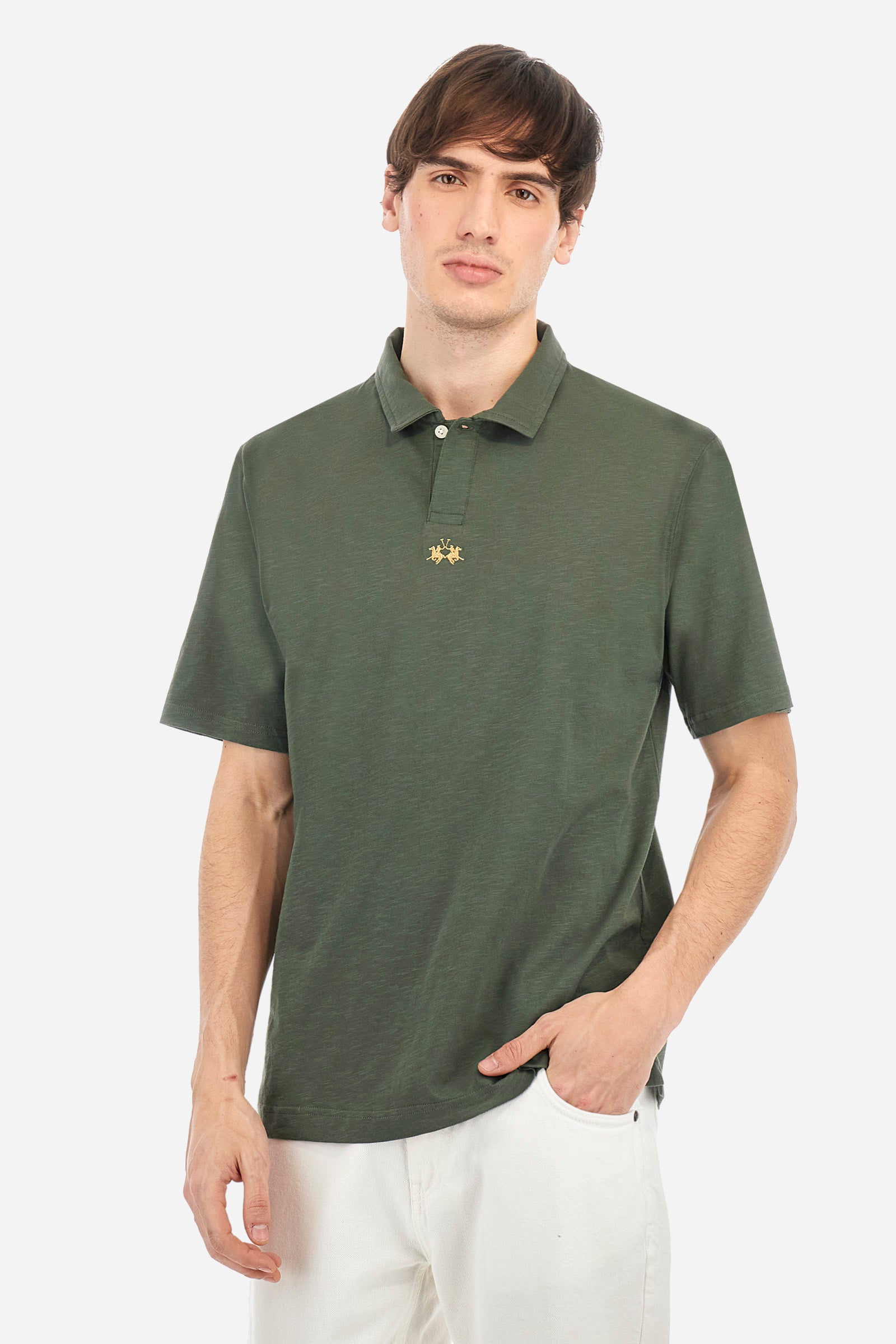 Poloshirt aus Baumwolle, Regular Fit – Yoojoon