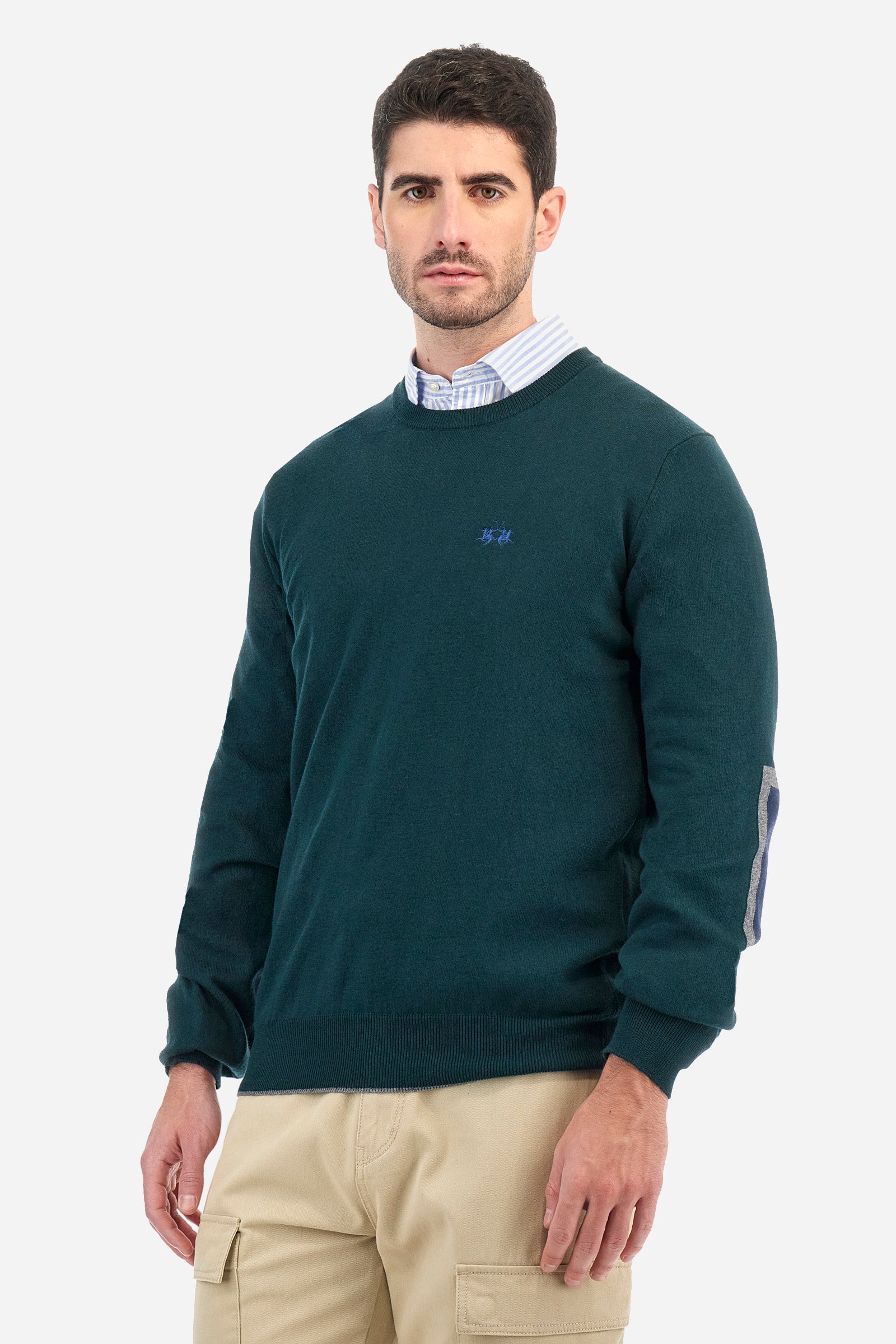 Pullover regular fit in cotone e lana - Zlatko