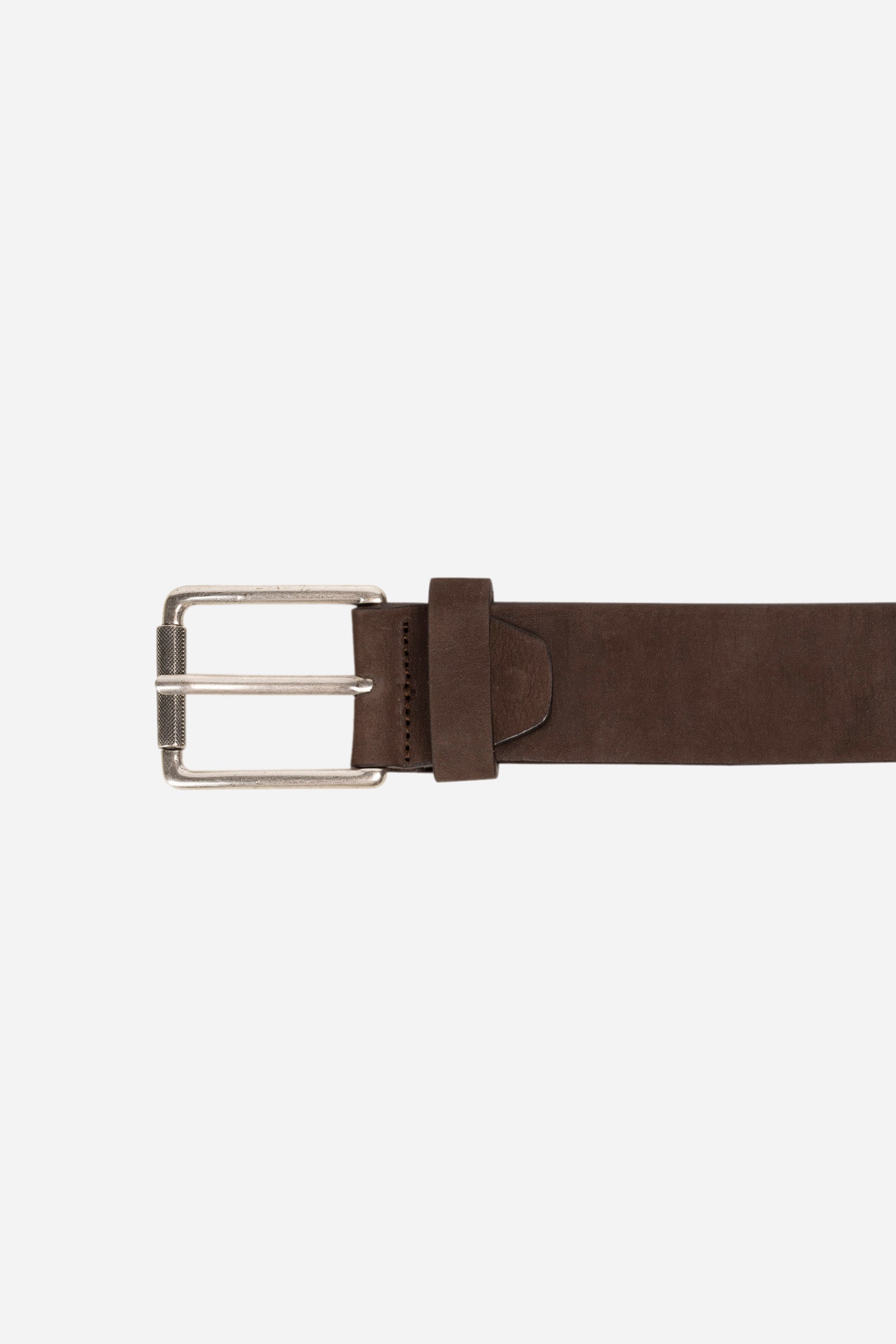 Men's nubuck leather belt