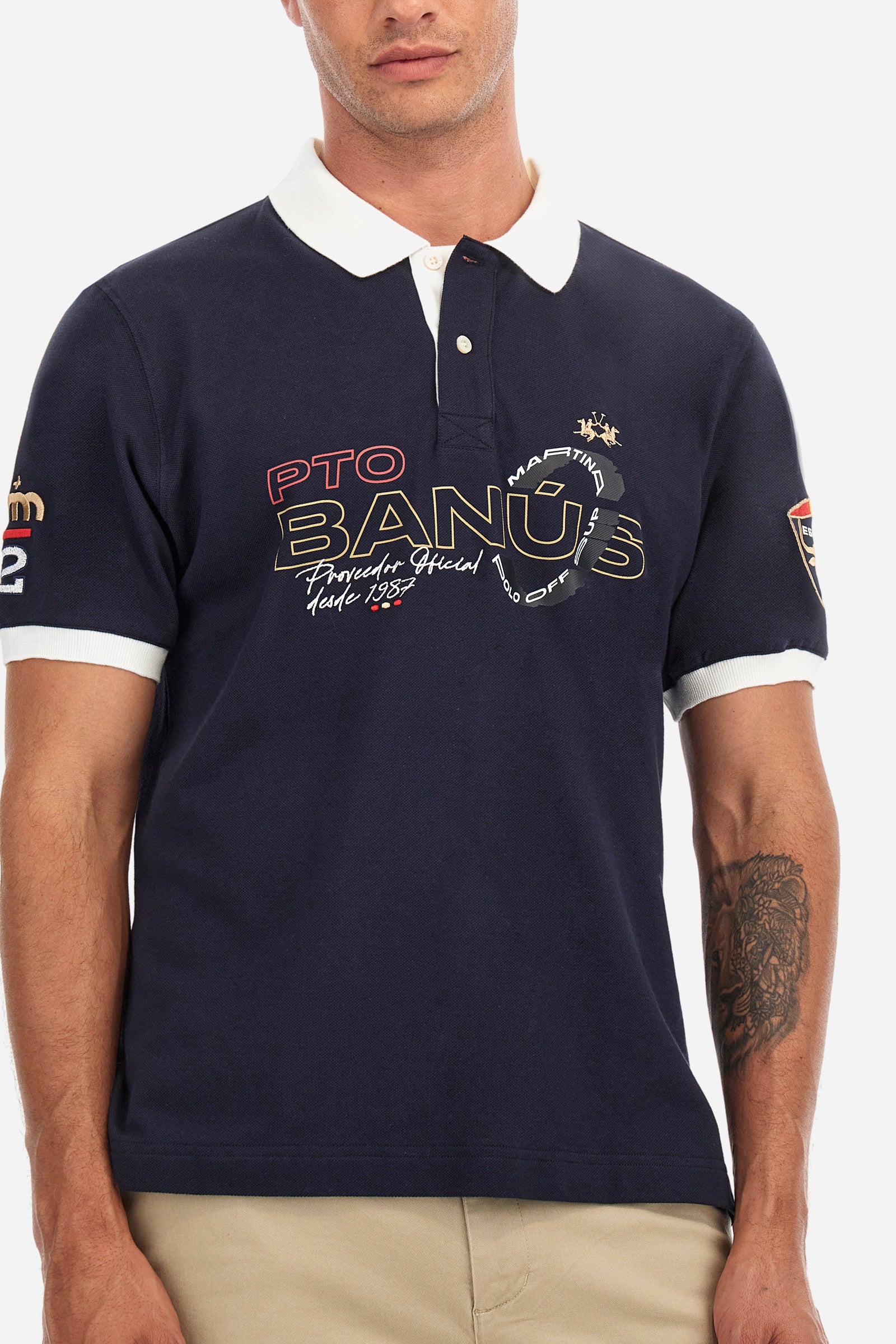 Regular-fit cotton polo shirt - Banus Summer Capsule