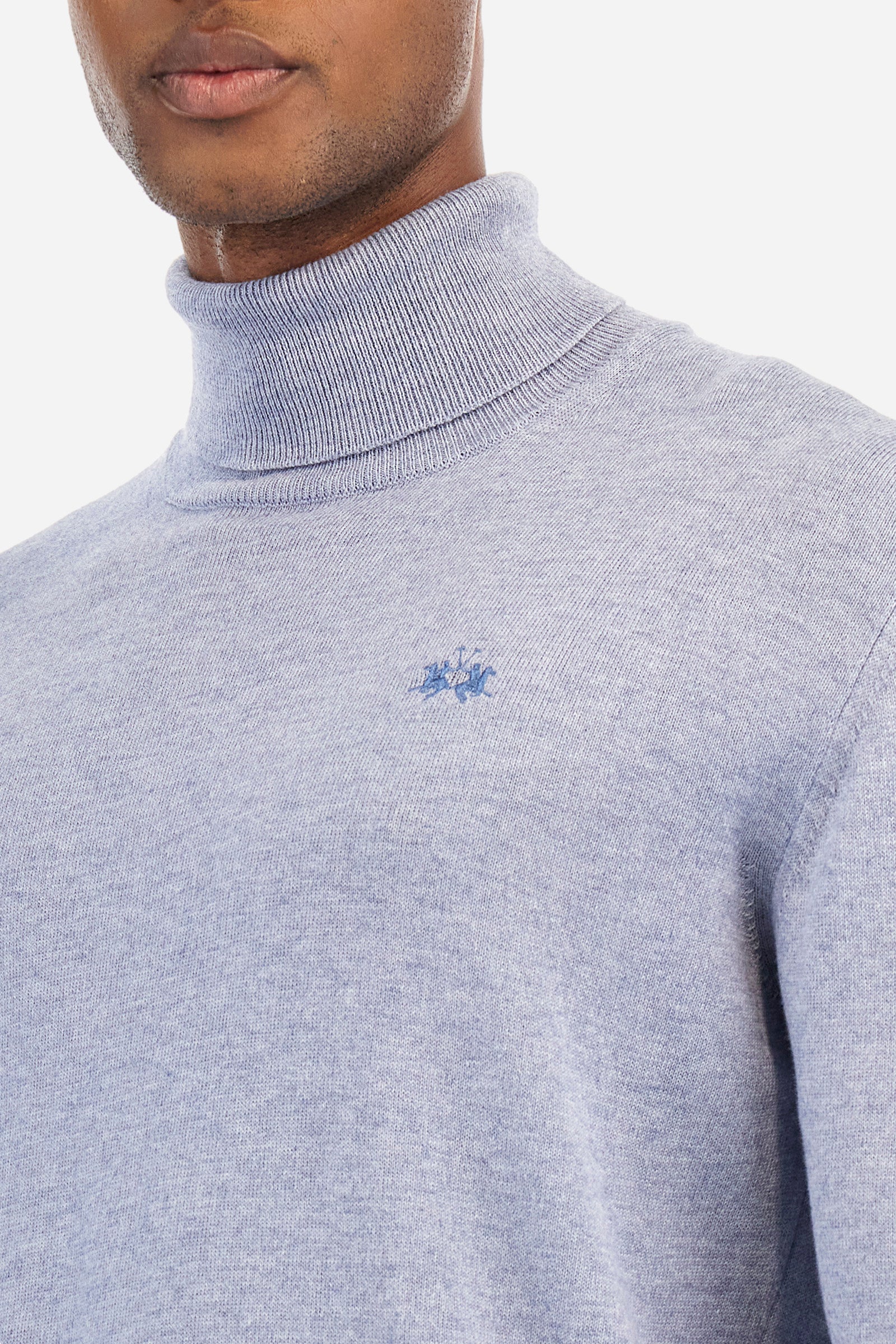 Regular fit pullover in cotton and wool - Zayle