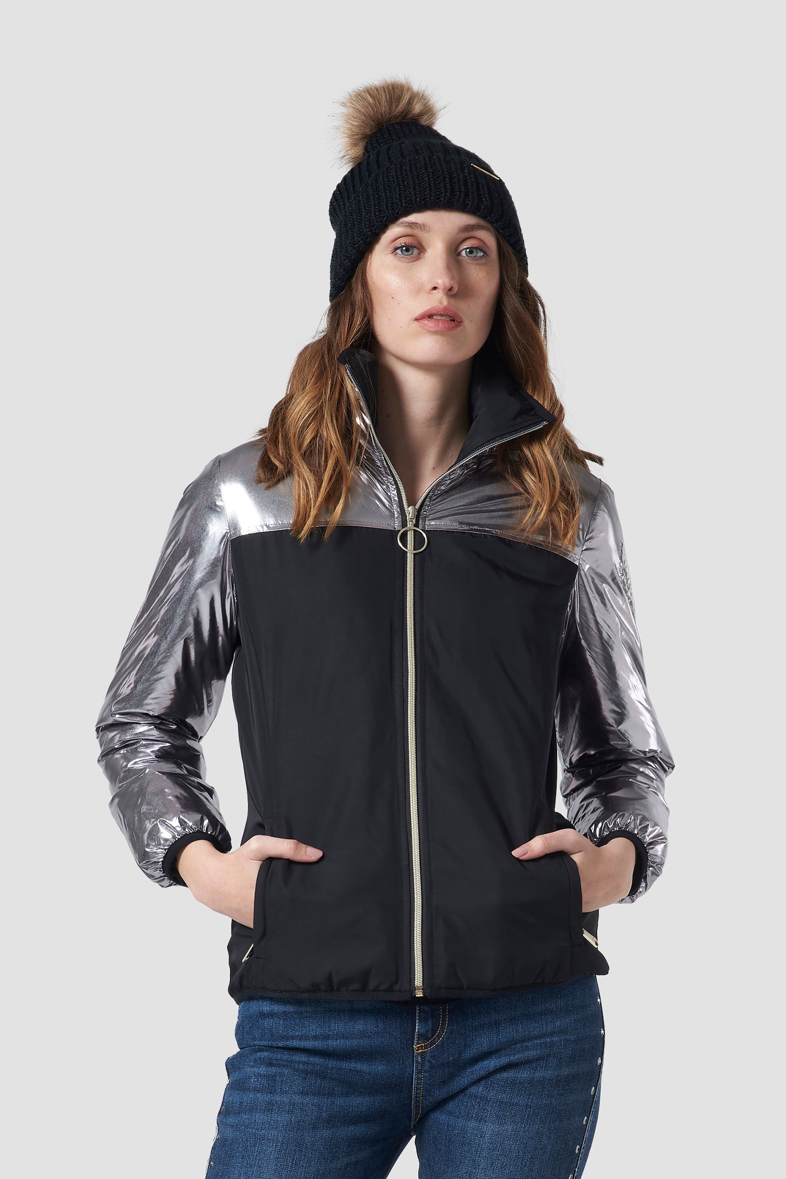 Women's regular-fit bomber jacket