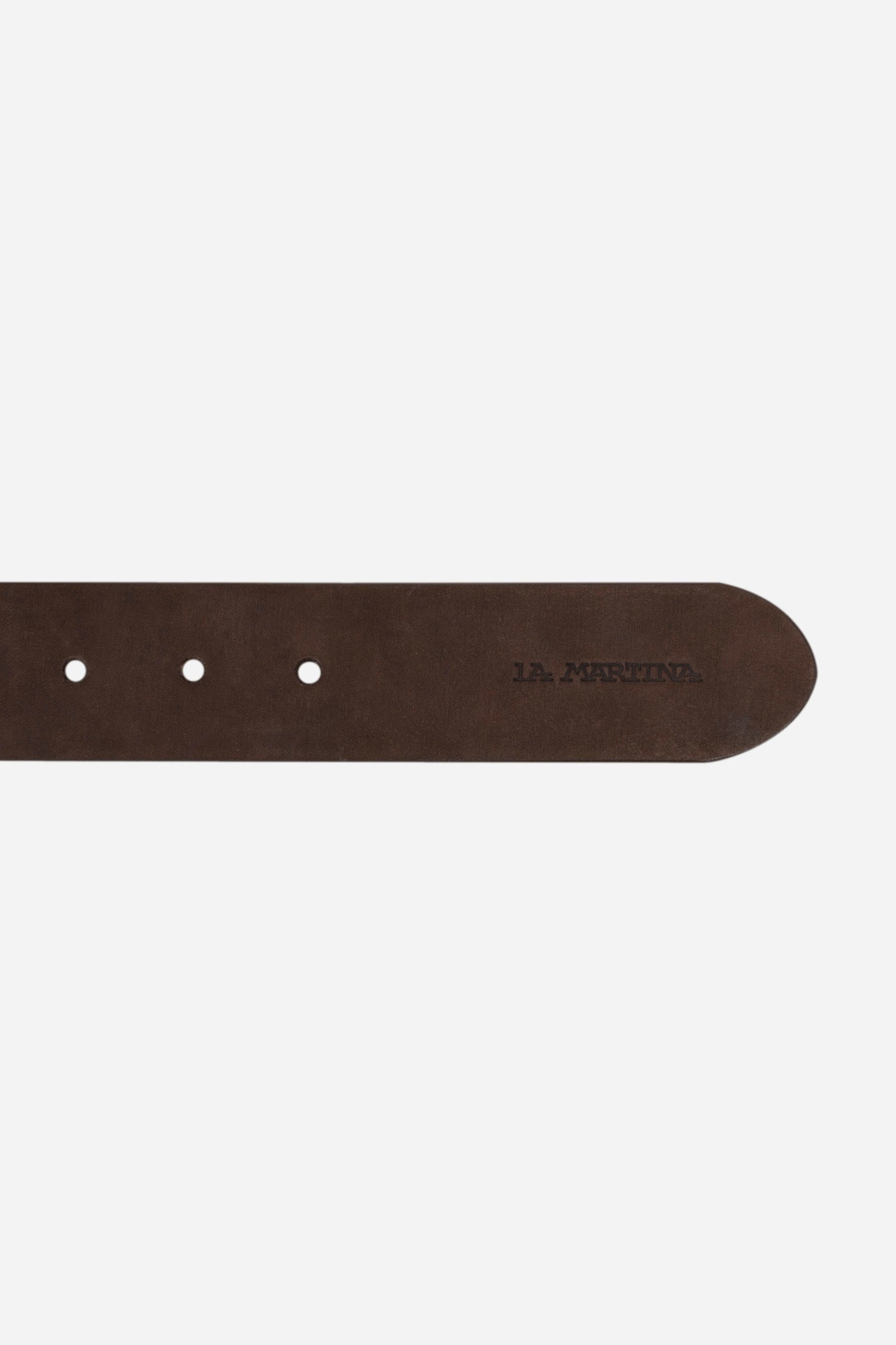 Men's nubuck leather belt