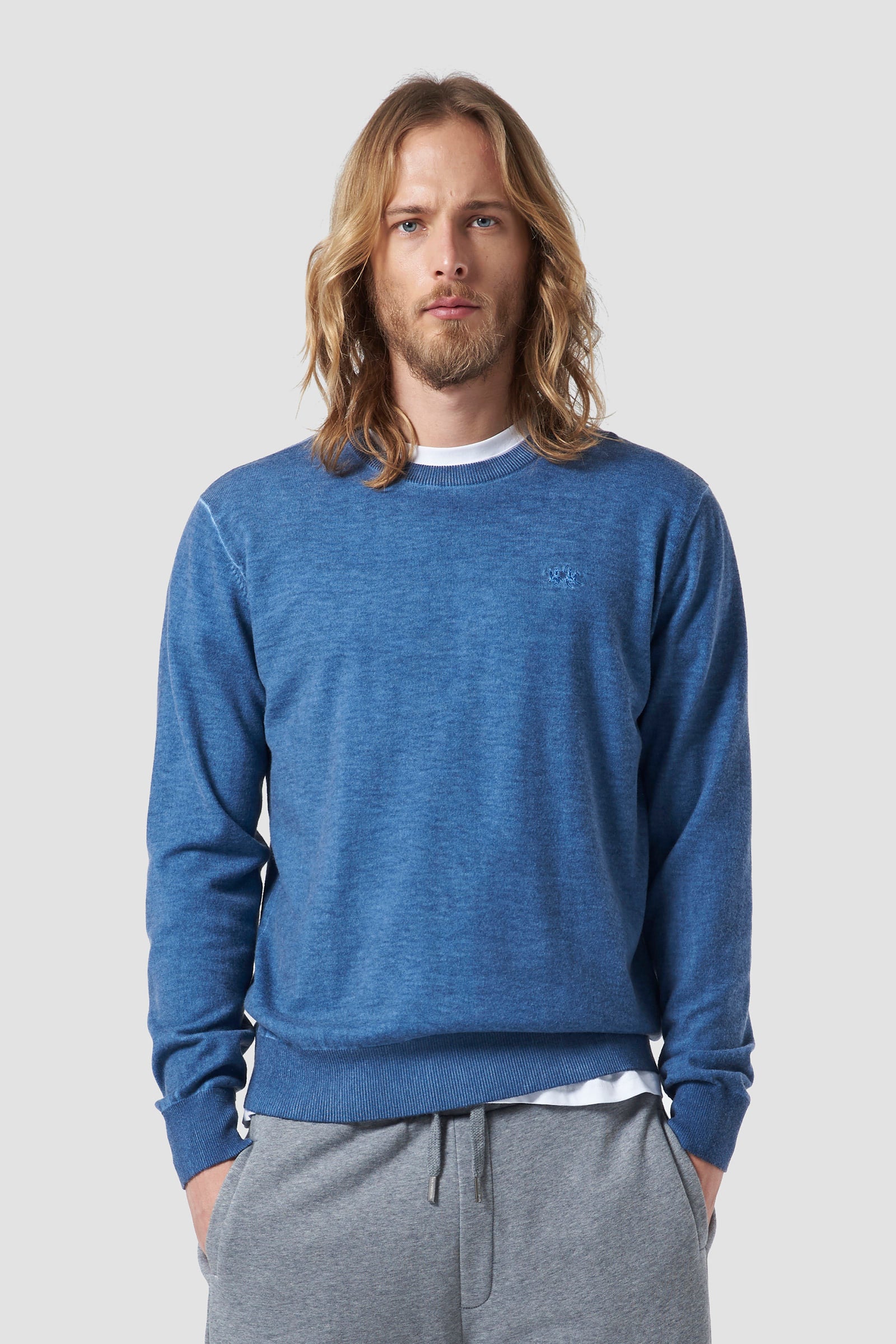 Men's wool-blend sweater