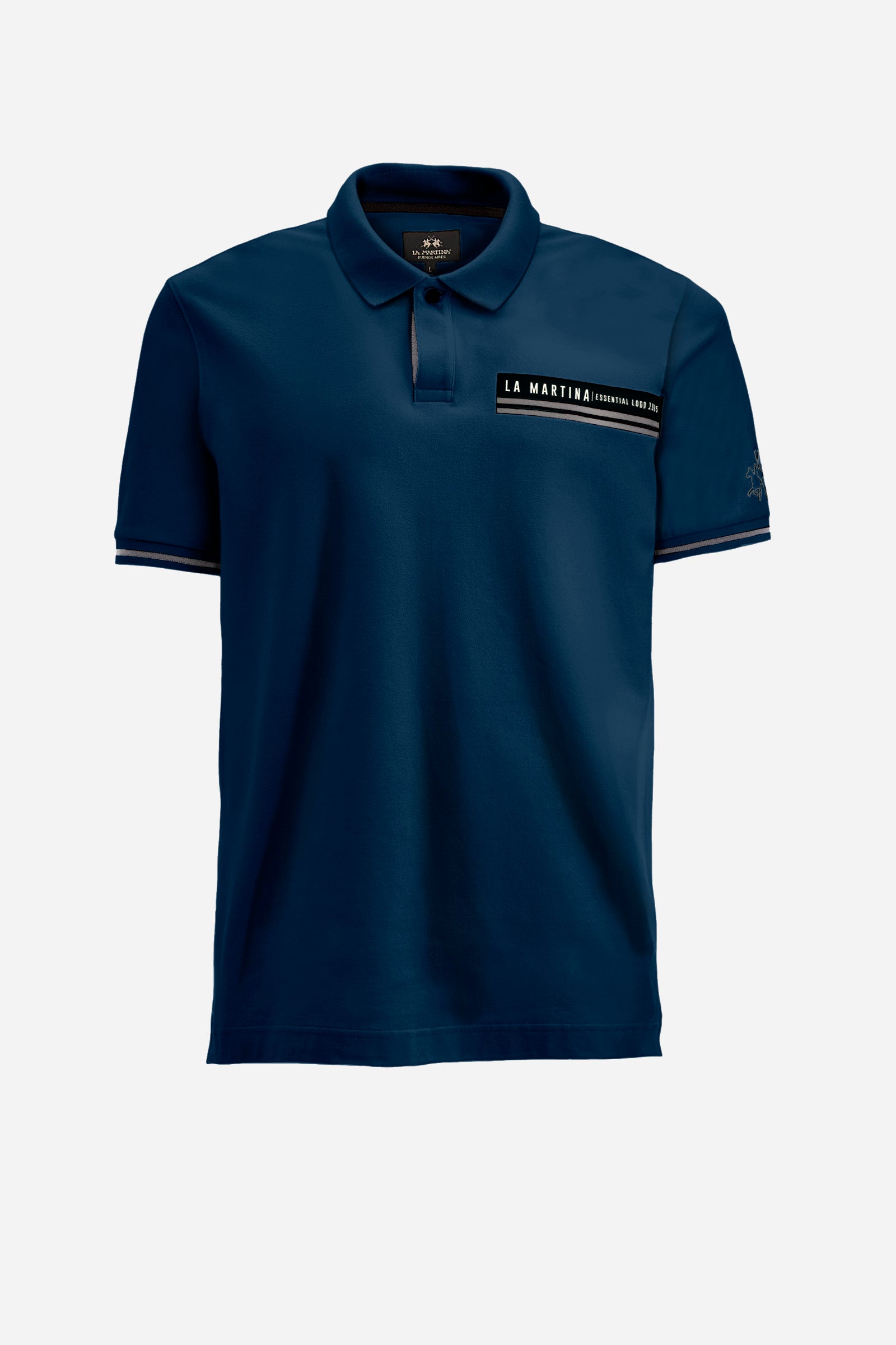 Poloshirt aus Stretch-Baumwolle, Regular Fit – Zaccariah