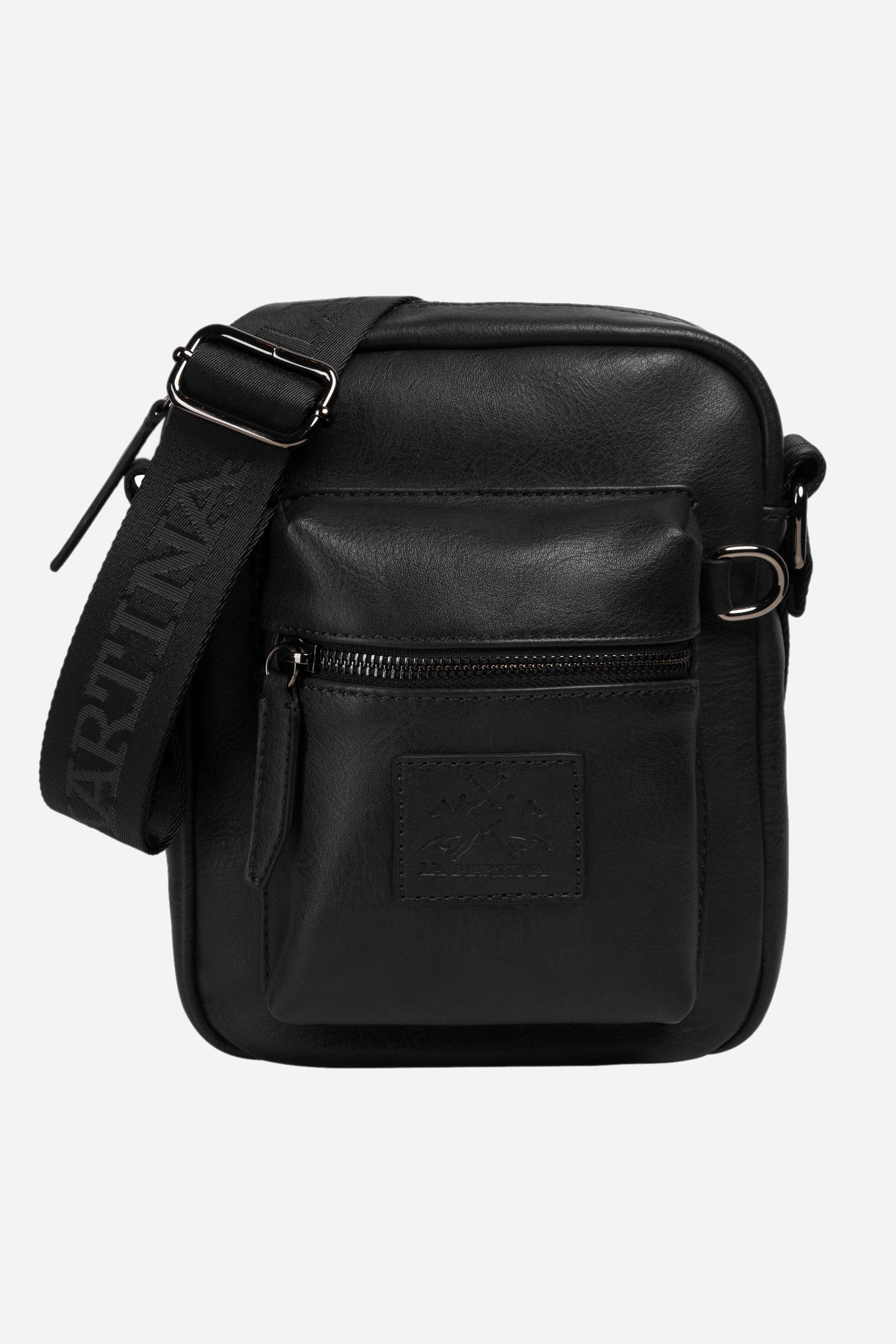 Men's polyurethane crossbody bag - Marcos