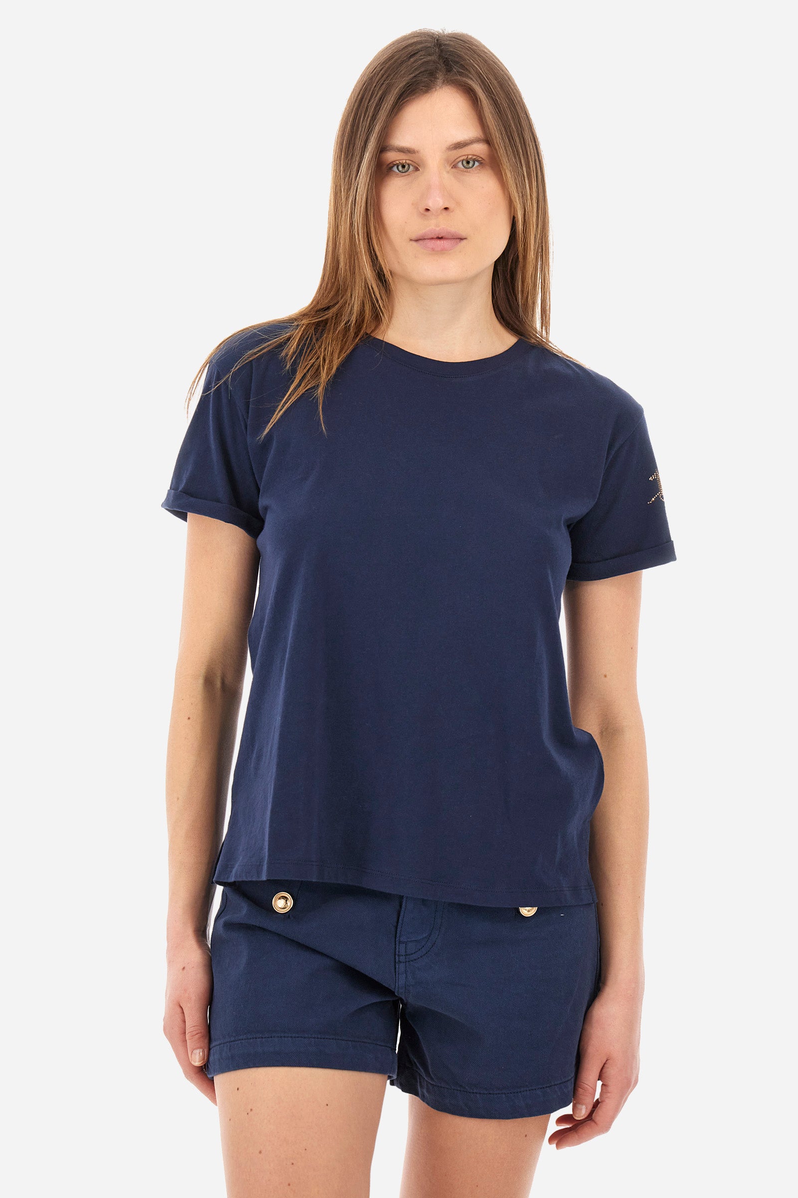 T-Shirt aus Baumwolle, Regular Fit – Alba