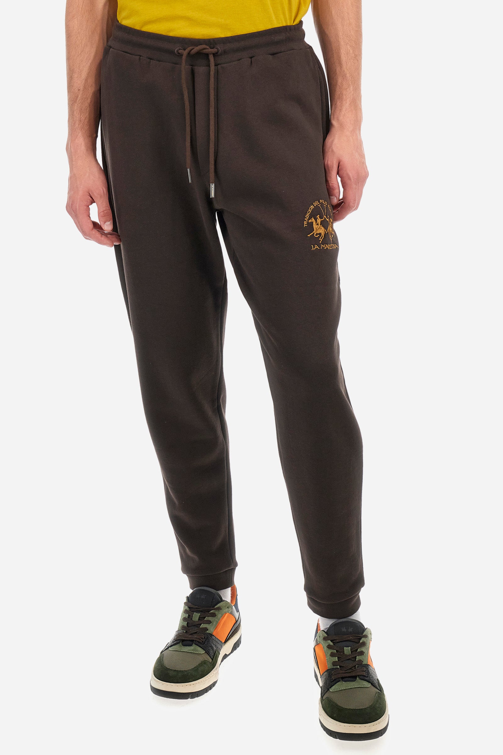 Regular fit cotton jogging bottoms - Zaheer