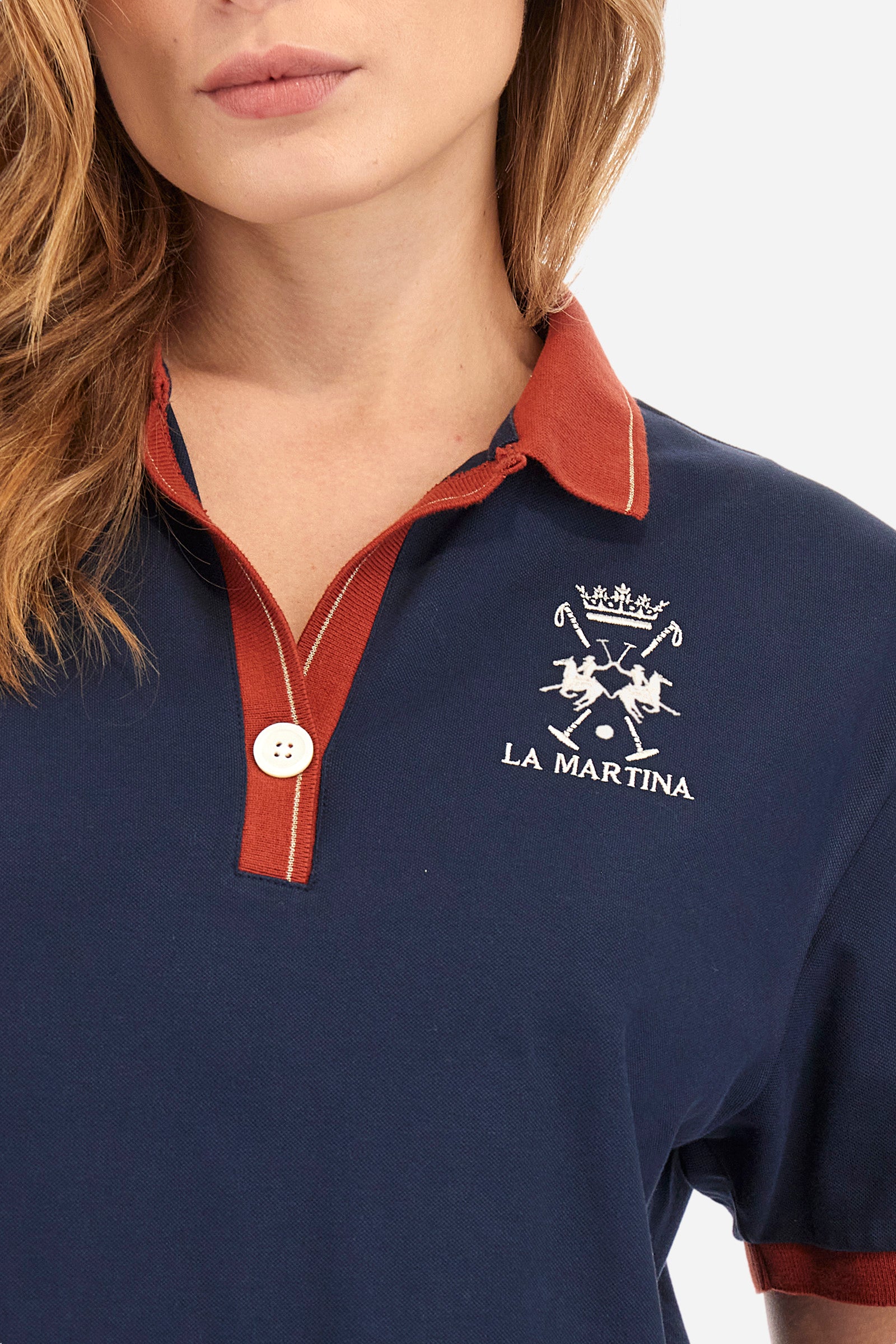 Women's regular fit polo shirt - Yaayaa