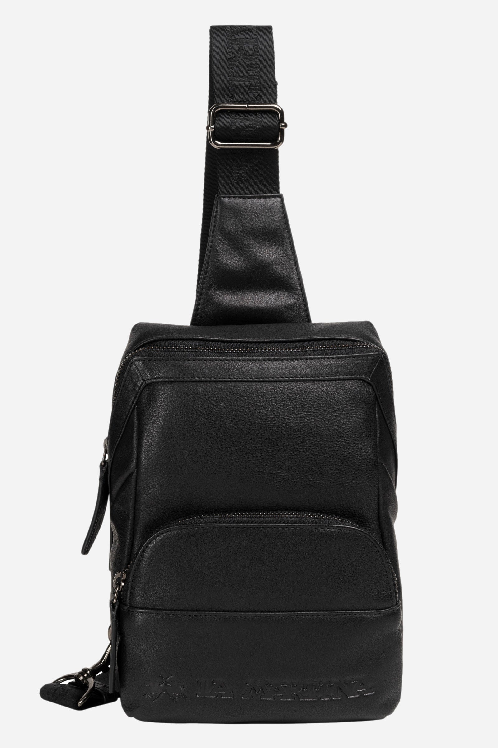 Men's leather crossbody bag - Miguel