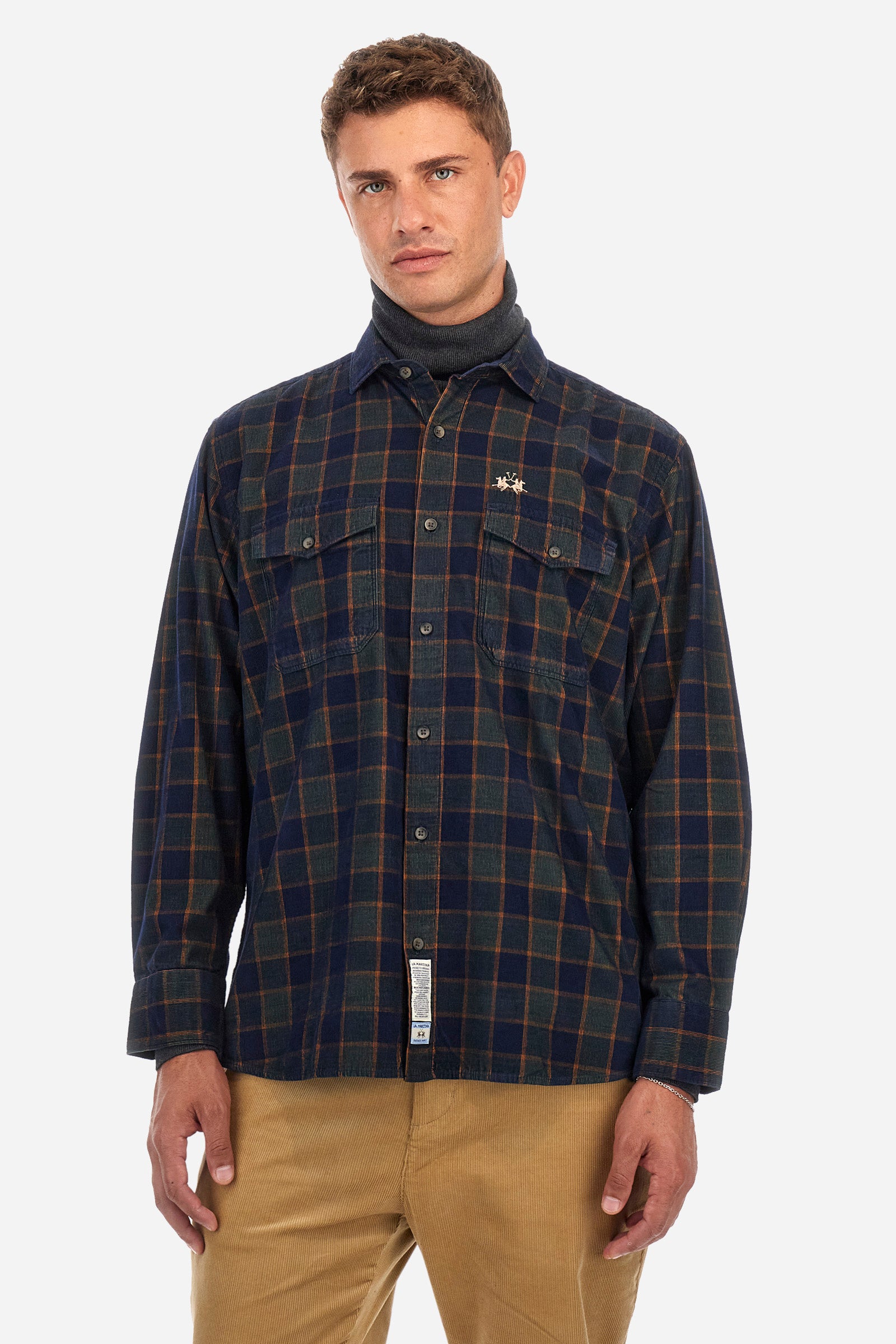 Oversized checked cotton shirt - Taron