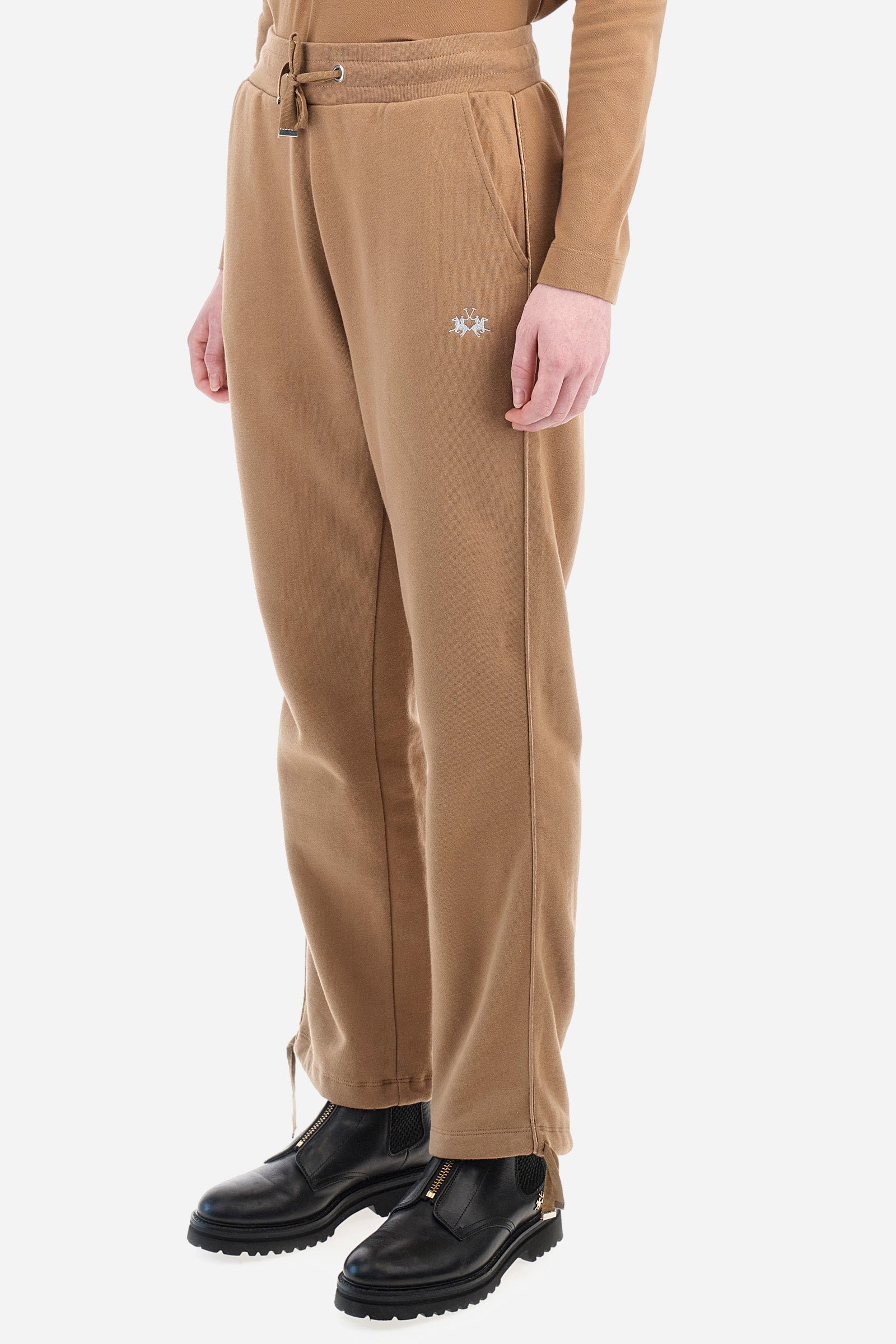 Regular fit cotton jogging bottoms - Zalia