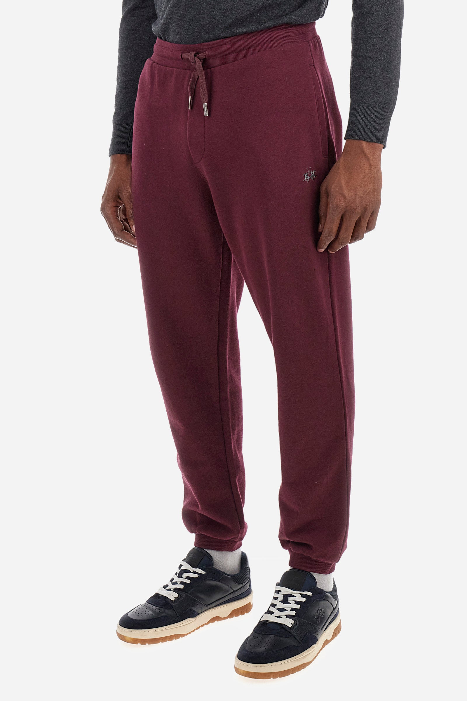 Pantalone jogging regular fit in cotone - Zakai